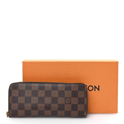 Louis Vuitton Damier Ebene Clemence Wallet Cherry 8 of 8
