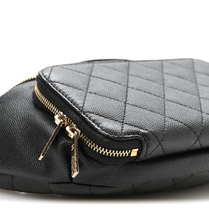 Chanel Caviar Quilted Business Affinity Waist Belt Bag Black 9 of 10