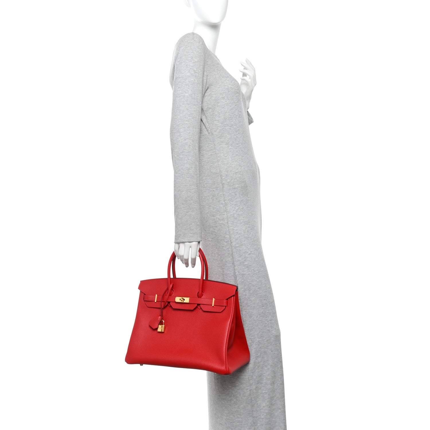 Hermes Epsom Birkin 35 Rouge Casaque 2 of 10
