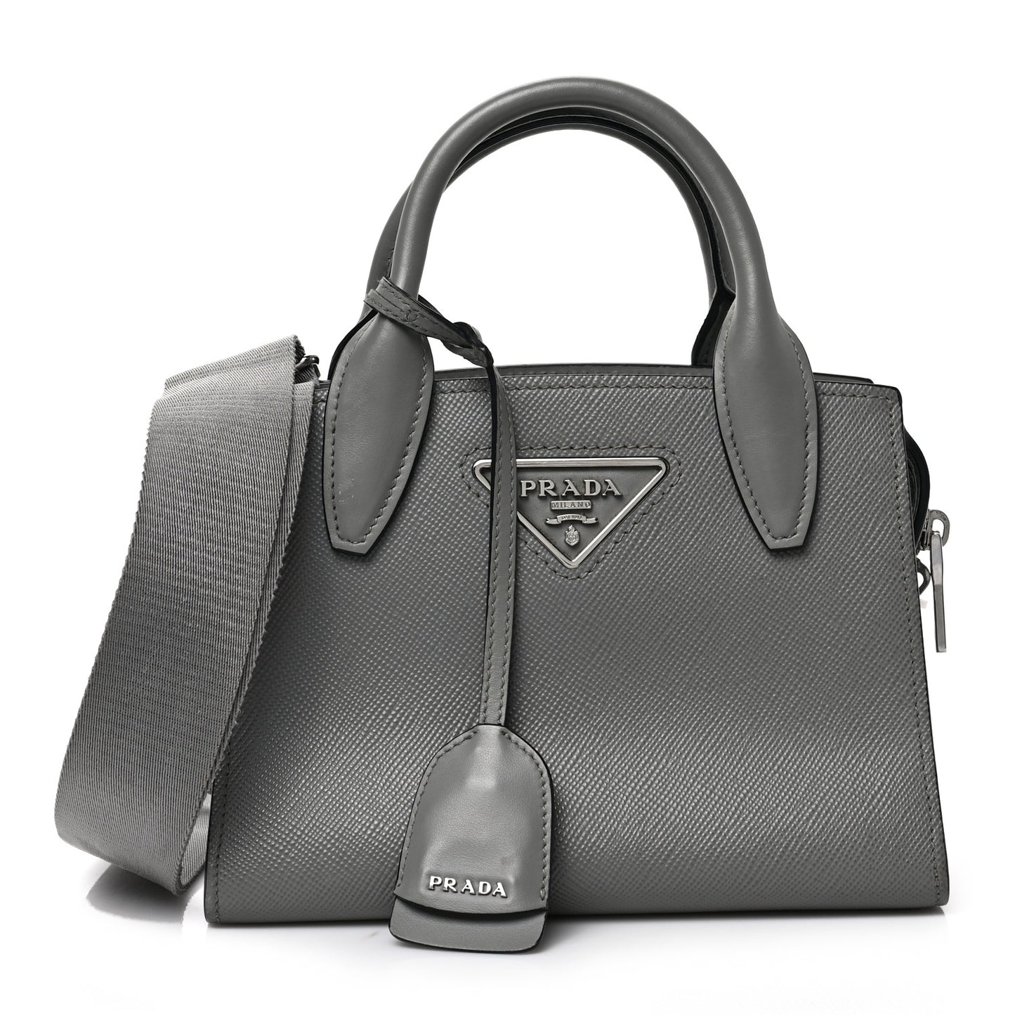 Saffiano Cuir Small Kristen Ardesia
