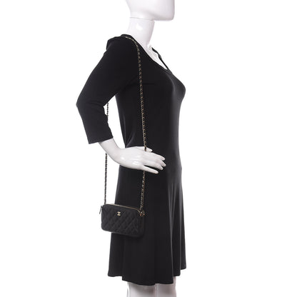 Chanel Caviar Quilted Small Clutch With Chain Black 2 of 12