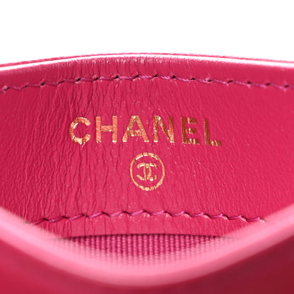 Chanel Caviar Quilted Card Holder Fuchsia 6 of 8
