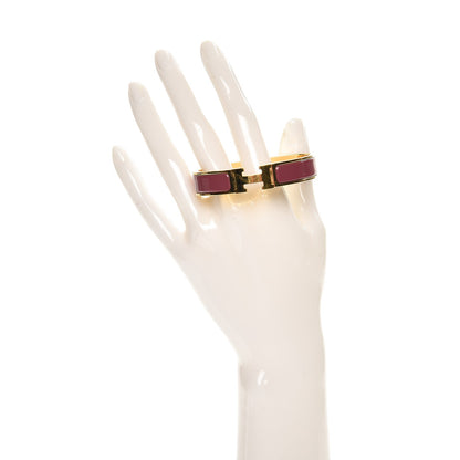Hermes Enamel Narrow Clic Clac H Bracelet PM Muscat 2 of 6