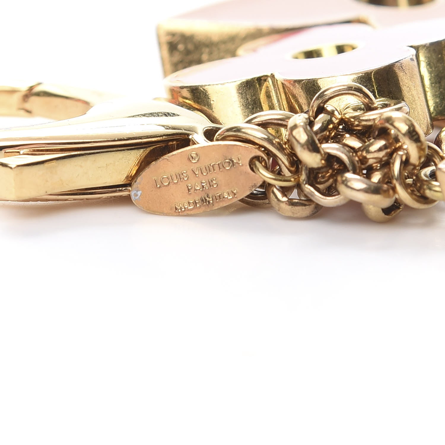 Louis Vuitton Fleur De Monogram Bag Charm Pink 3 of 7