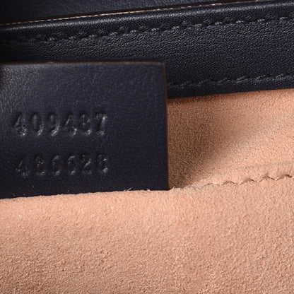 Gucci GG Supreme Monogram Moon Calfskin Small Padlock Shoulder Bag Beige Blue Mystic White Hibiscus Red 8 of 8