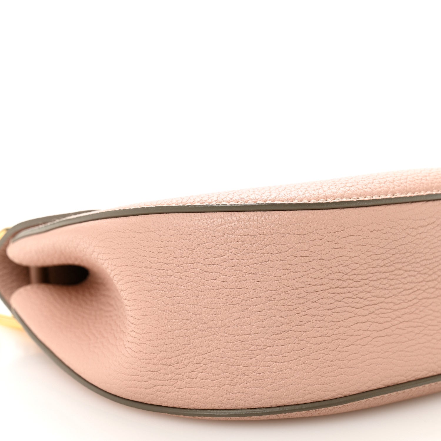 Chloe Grained Lambskin Drew Shoulder Bag Cement Pink 9 of 10