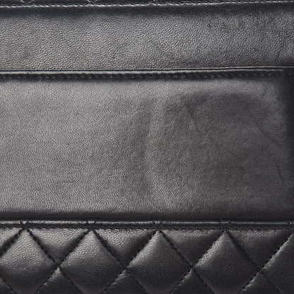Chanel Lambskin Quilted Shoulder Flap Bag Black 19 of 34