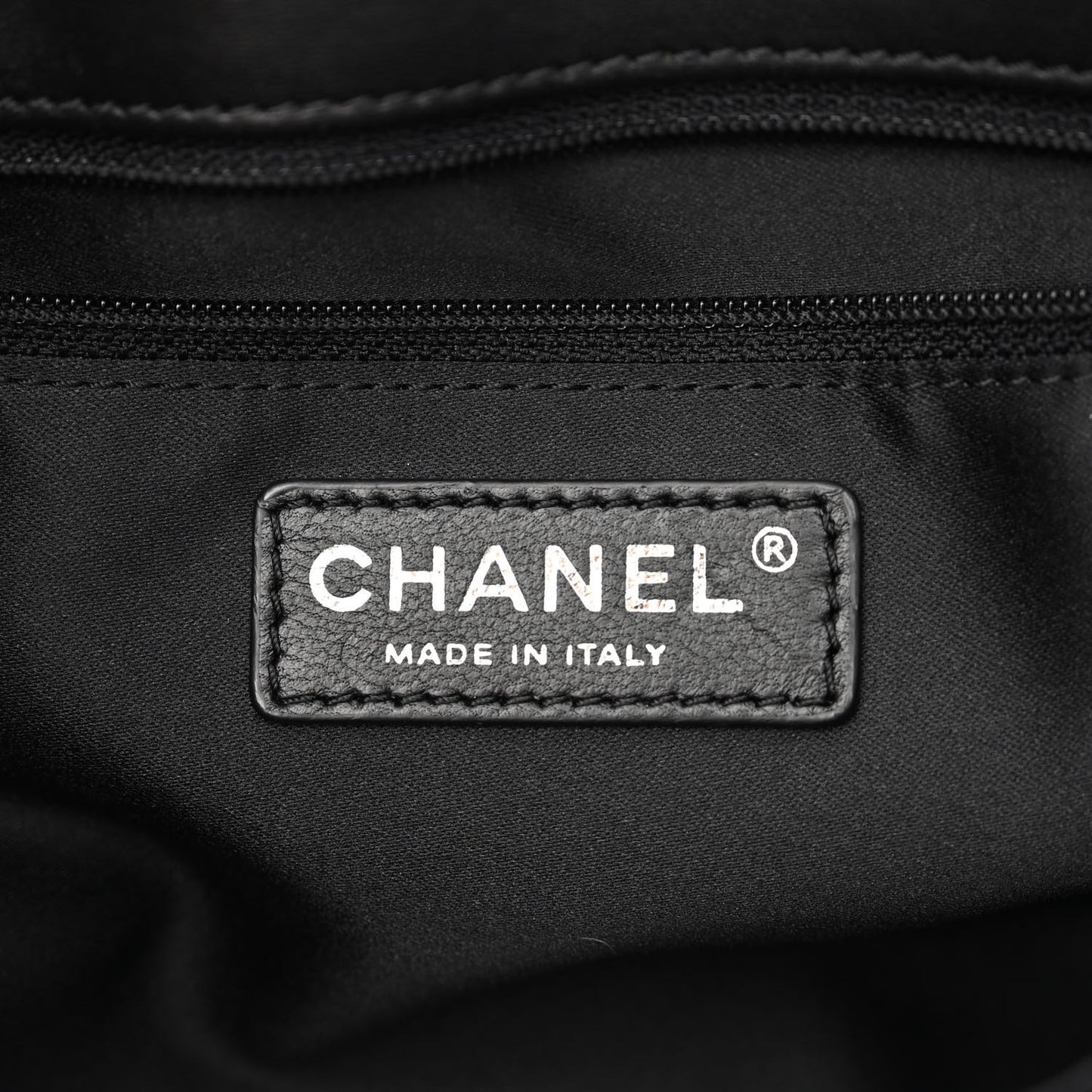 Lambskin Quilted Large Easy Carry Shopping Tote Black