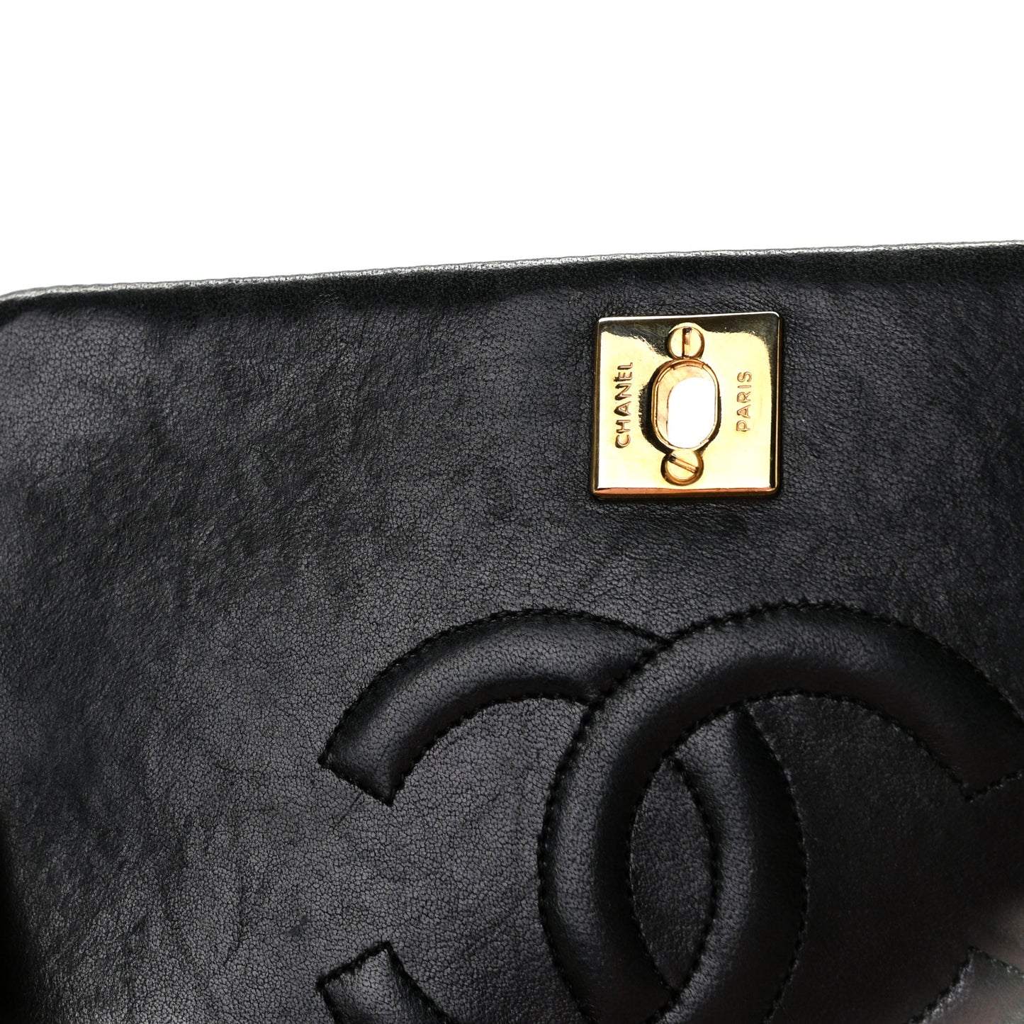 Lambskin Quilted Mini Flap Black