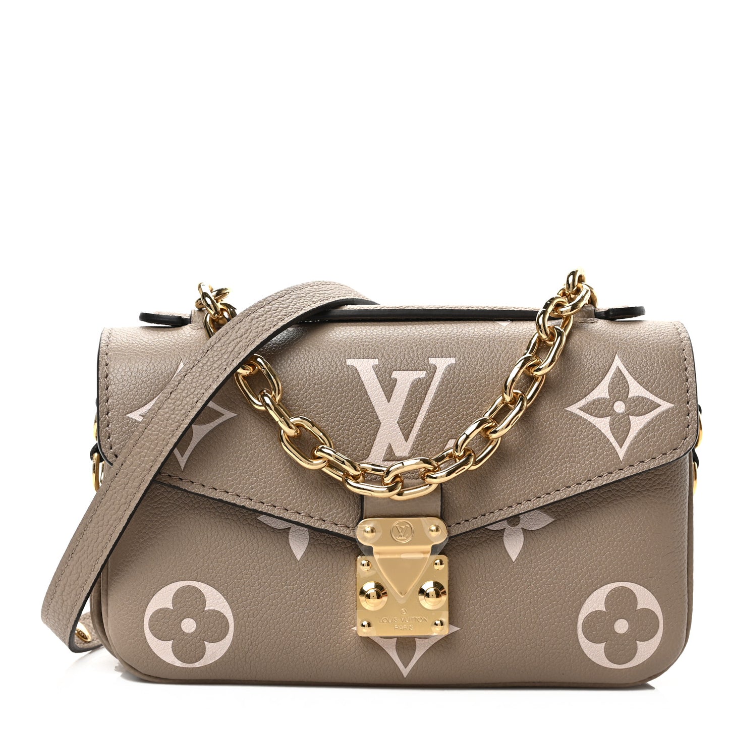 Empreinte Monogram Giant Pochette Metis East West Tourterelle Creme