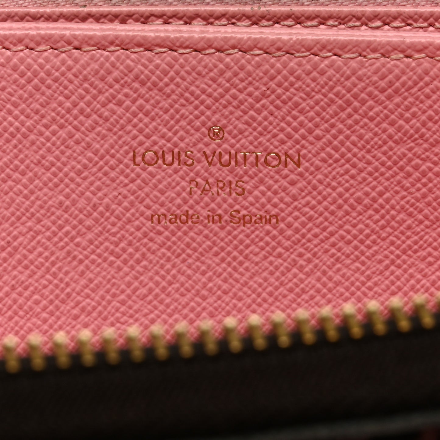 Monogram Jungle Dots Zippy Wallet Sugar Pink Poppy