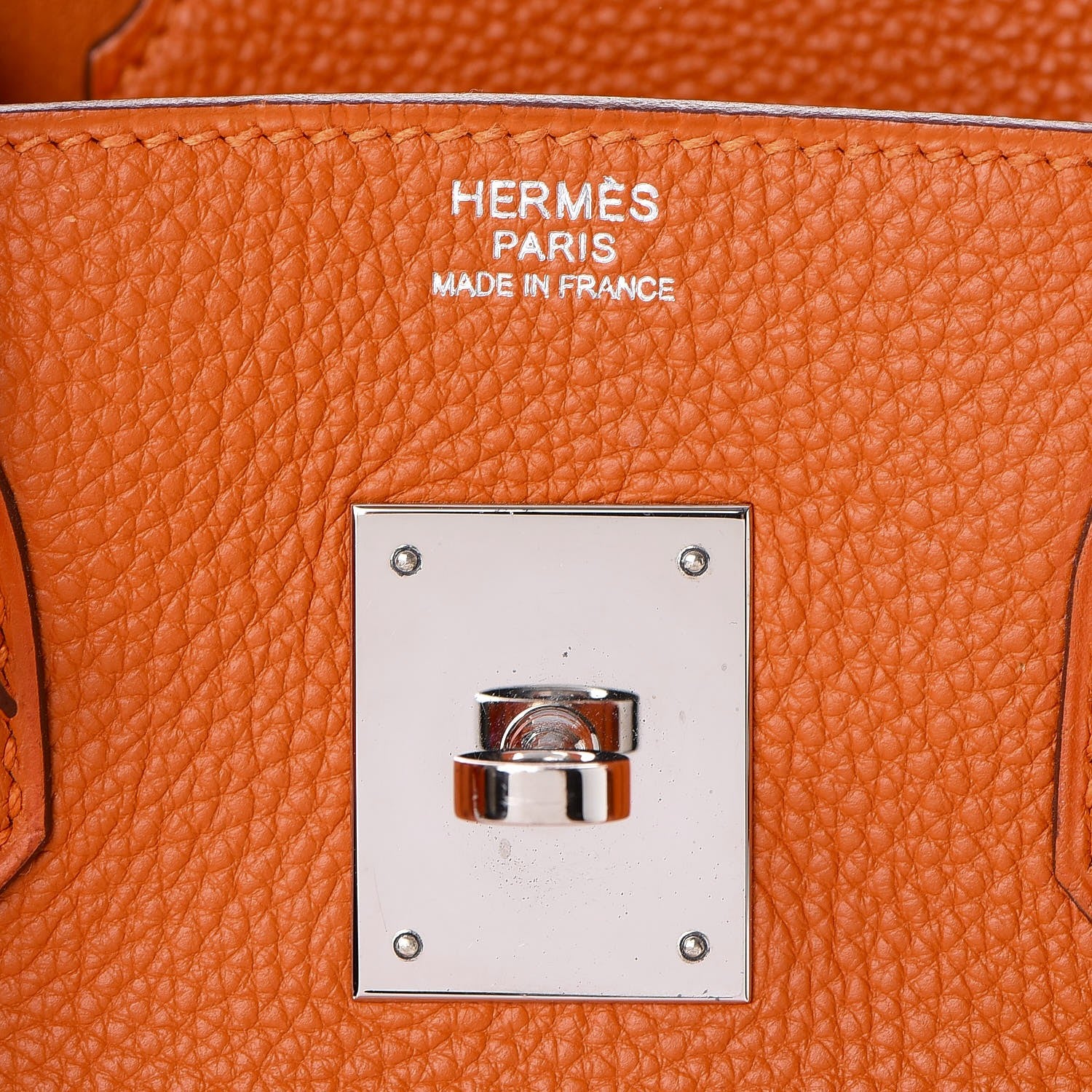 Hermes Togo Birkin 30 Orange 24 of 37