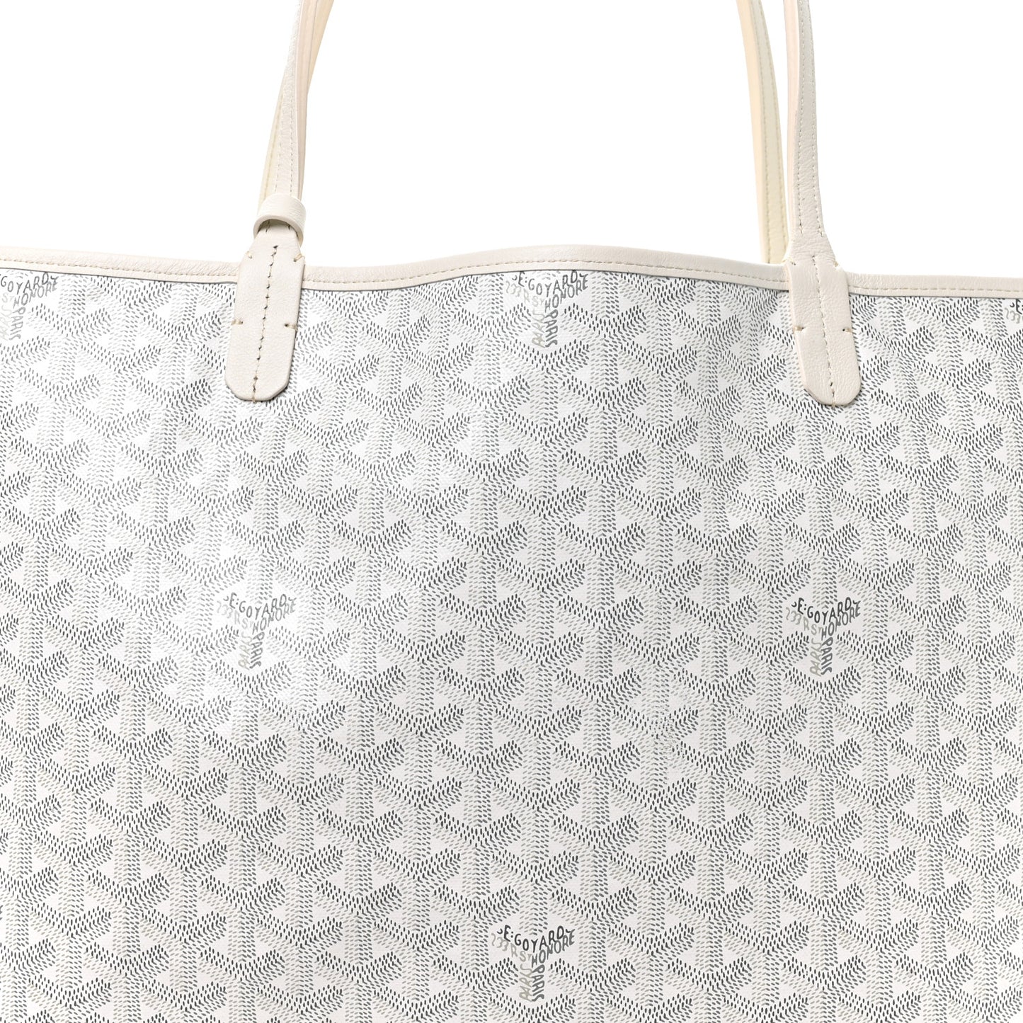 X PEANUTS Goyardine Reversible Anjou GM White