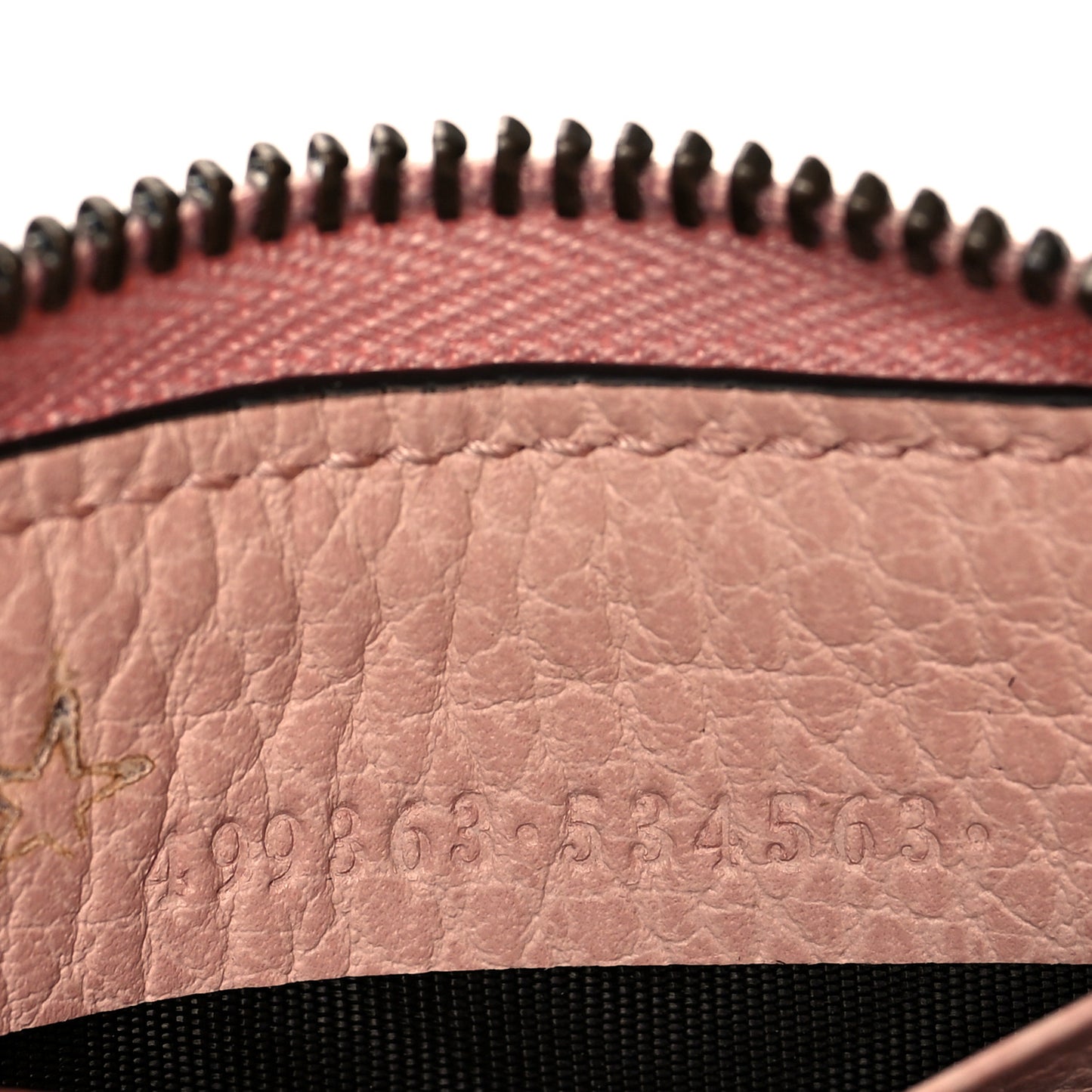 Calfskin Butterfly Farfalla Zip Around Wallet Perfect Pink