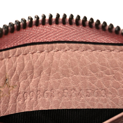 Gucci Calfskin Butterfly Farfalla Zip Around Wallet Perfect Pink 6 of 8