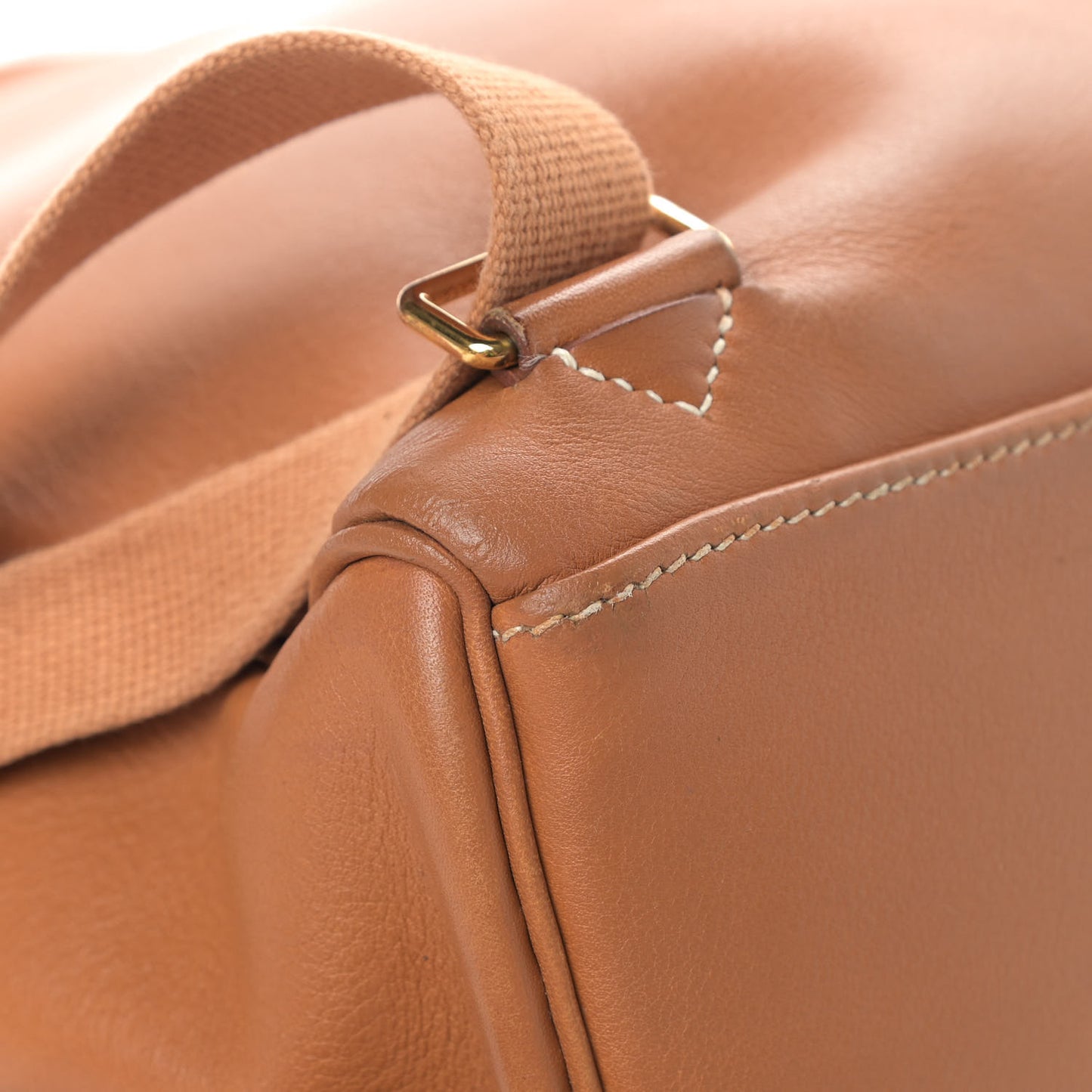 Togo Kelly Ado Backpack Gold