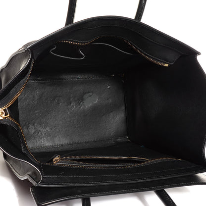 Celine Smooth Calfskin Mini Luggage Black 5 of 9