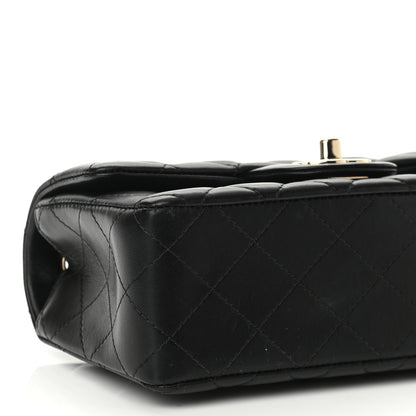 Chanel Lambskin Quilted Mini Rectangular Flap Black 9 of 12