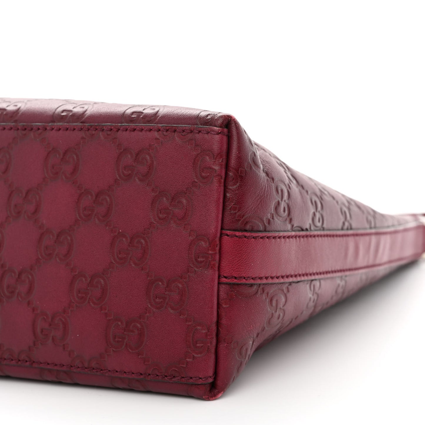 Guccissima Hobo Dark Red