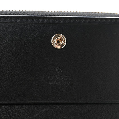 Gucci Calfskin Matelasse GG Marmont Compact Wallet Black 6 of 10