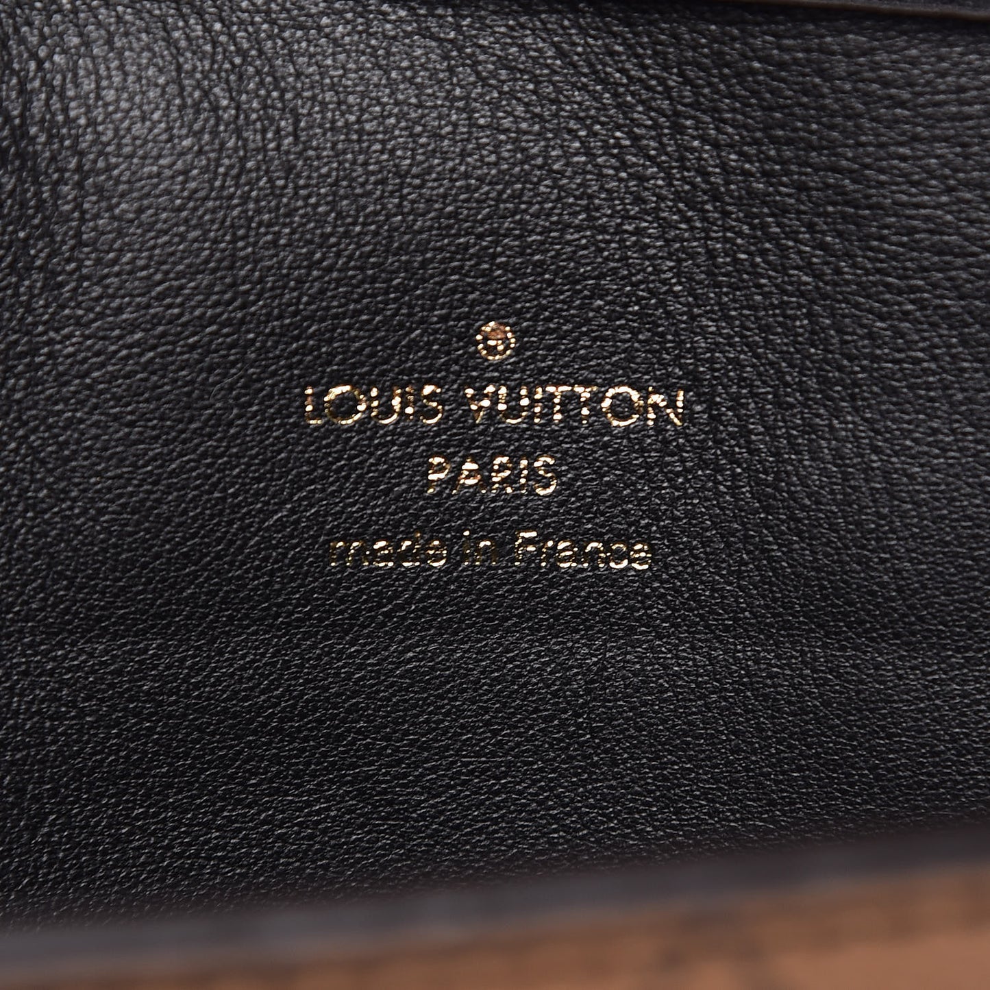 Calfskin Reverse Monogram Column Clutch