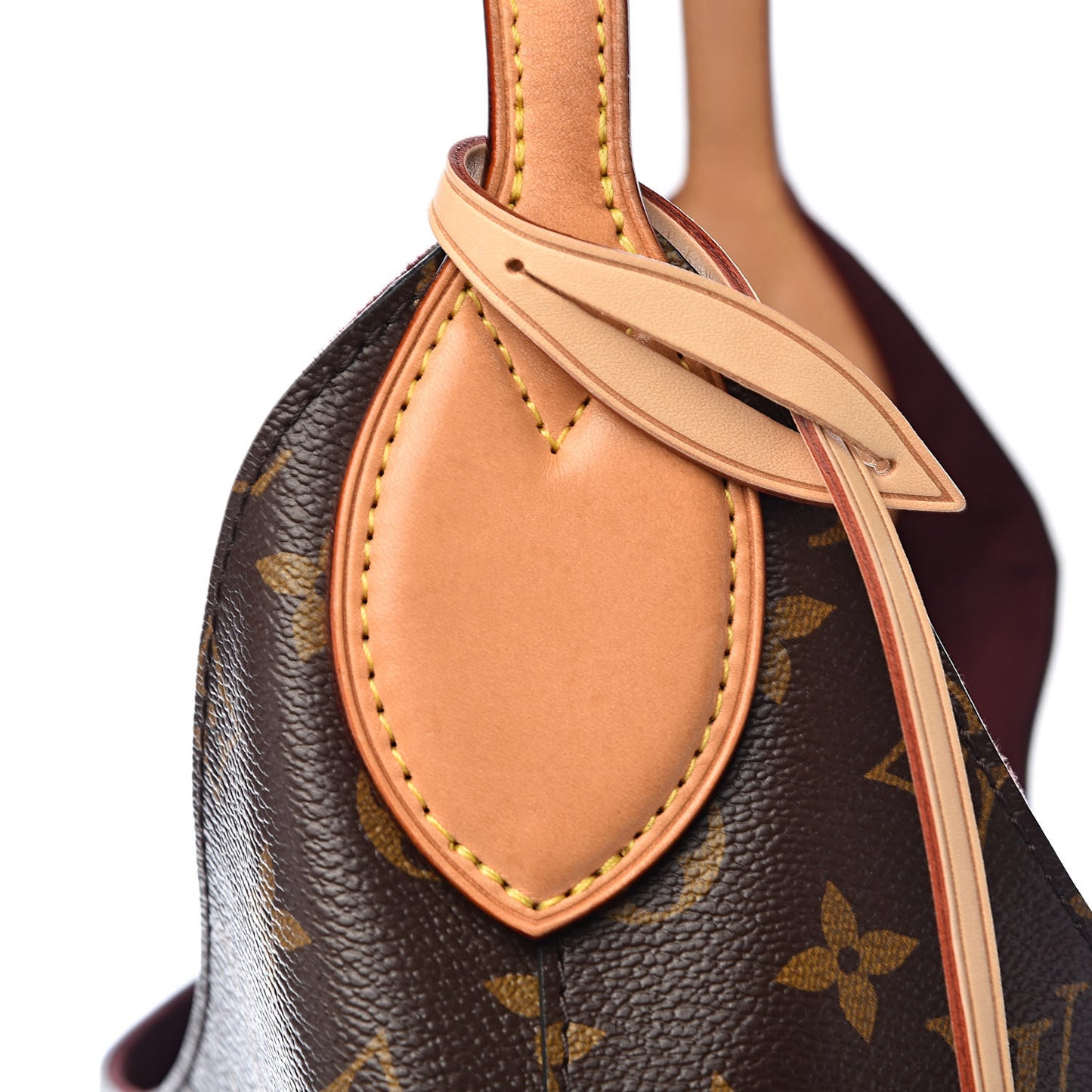 Monogram Flower Hobo Beige