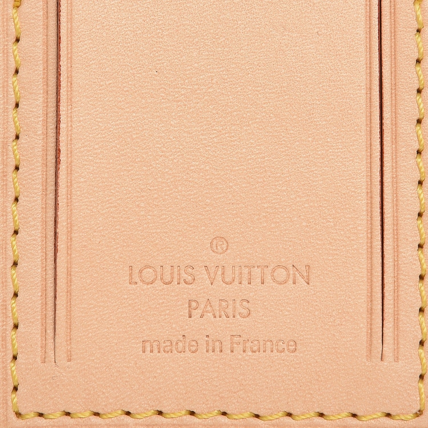 Louis Vuitton Statue of Liberty VVV Vachetta Luggage Tag 3 of 4
