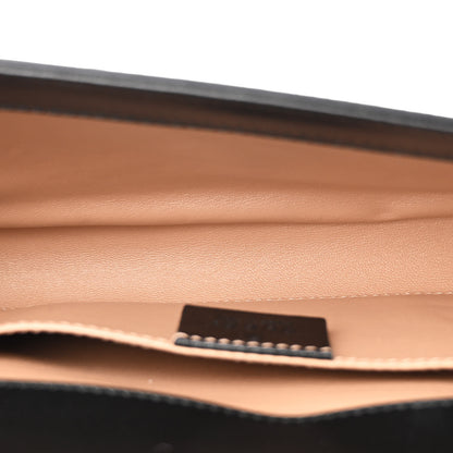 Gucci Textured Calfskin Torchon GG Broadway Envelope Clutch Black 5 of 11