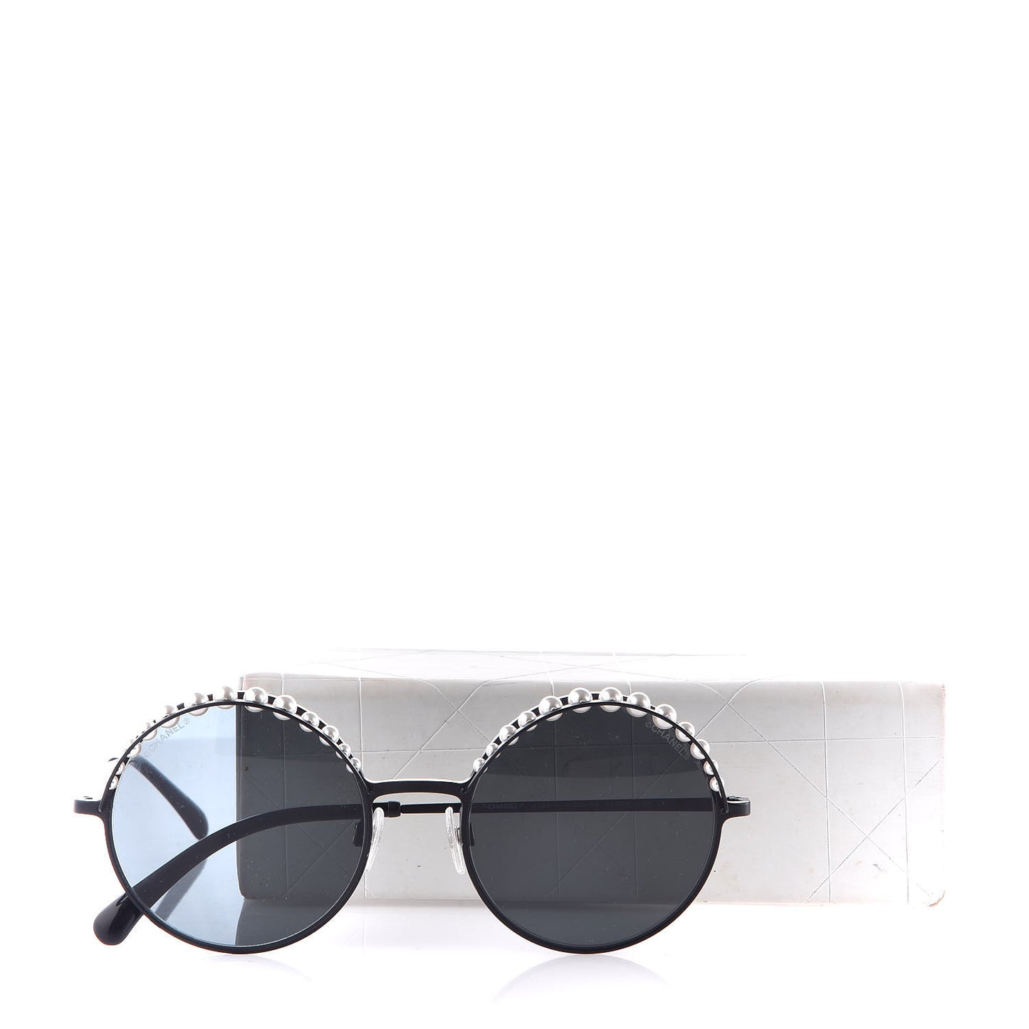 Pearl Round Sunglasses 4234-H Black