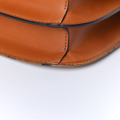 MCM Visetos Studded Victory Patch Patricia Shoulder Bag Cognac 13 of 19