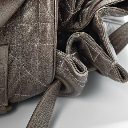 Christian Dior Lambskin Cannage Drawstring Bag Bronze 21 of 22