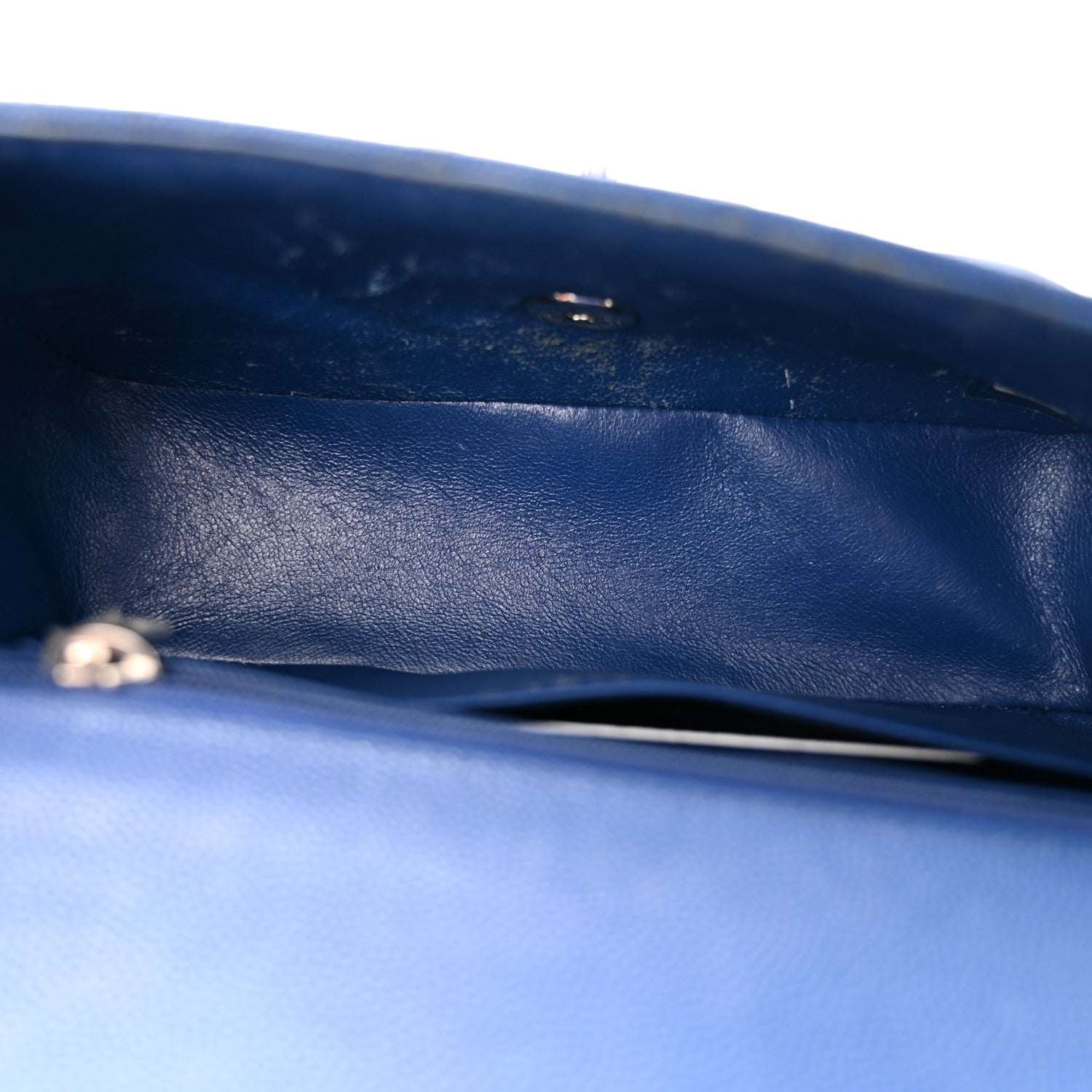 Chanel Caviar Quilted Mini Rectangular Flap Blue 5 of 18