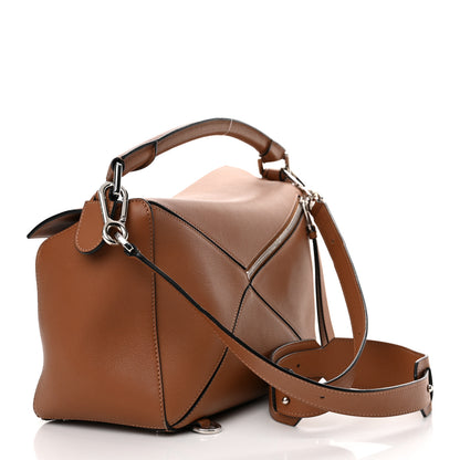 Loewe Calfskin Medium Puzzle Bag Tan 3 of 13