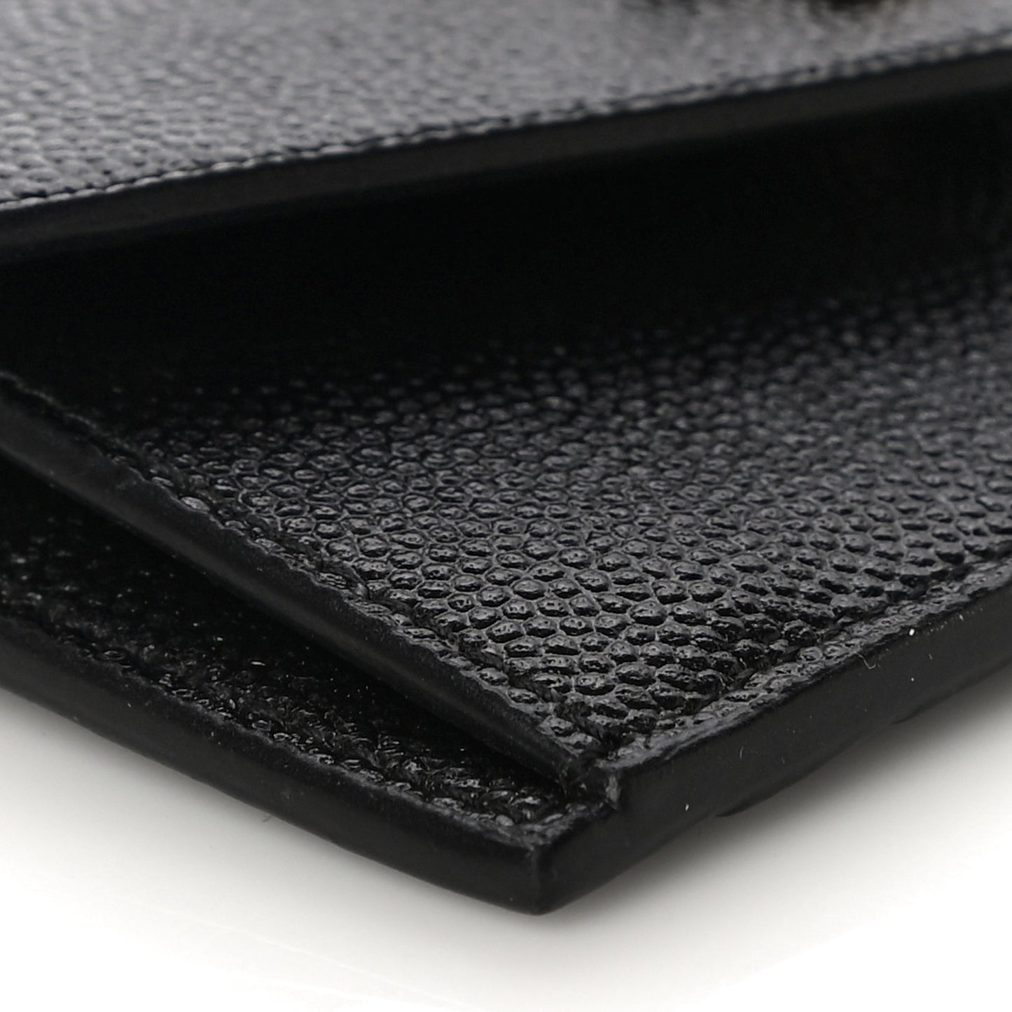 Grain De Poudre Uptown Monogram Card Case Black