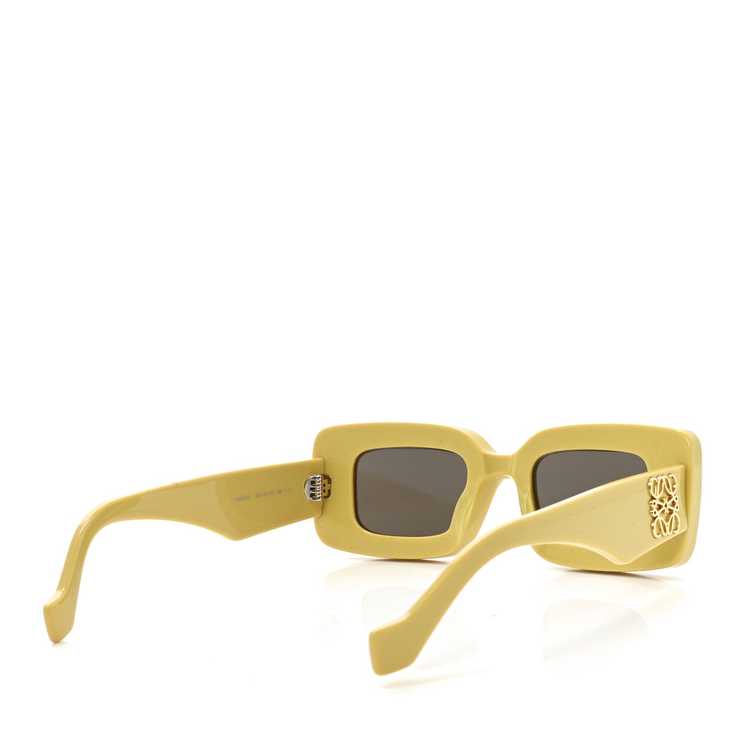 Loewe Acetate Anagram Rectangle Sunglasses LW40404I Yellow 4 of 7
