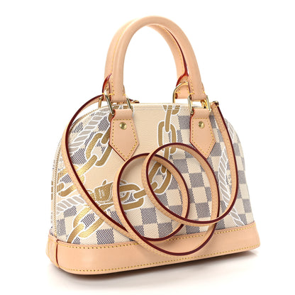 Louis Vuitton Damier Azur Nautical Alma BB 3 of 8