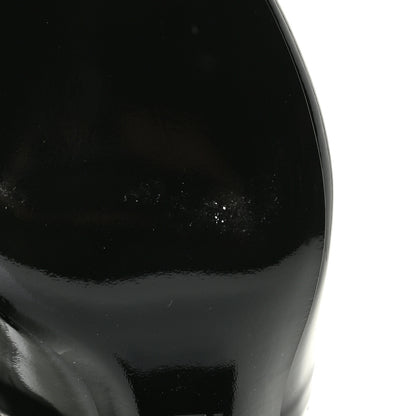 Louis Vuitton Patent Silhouette Ankle Boots 38.5 Black 8 of 12