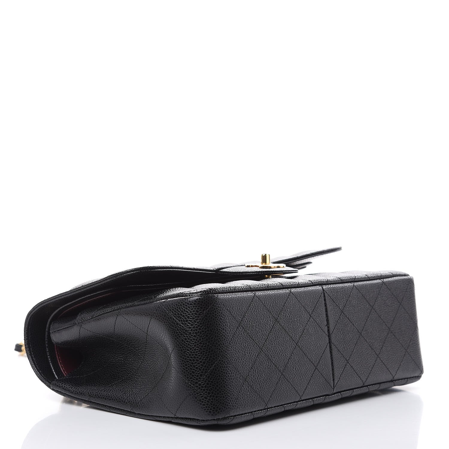 Chanel Caviar Quilted Jumbo Double Flap Black 4 of 10