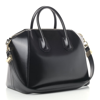 Givenchy Shiny Lord Calfskin Medium Antigona Black 2 of 14