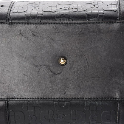 Gucci Calfskin Horsebit Embossed Large Glam Shoulder Bag Black 16 of 24