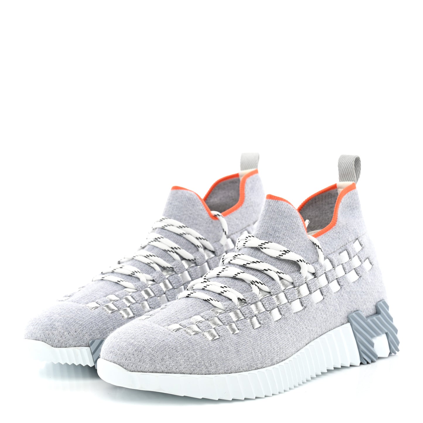 Knit Womens Flex Bolduc Sneakers 37.5 Gris Silex