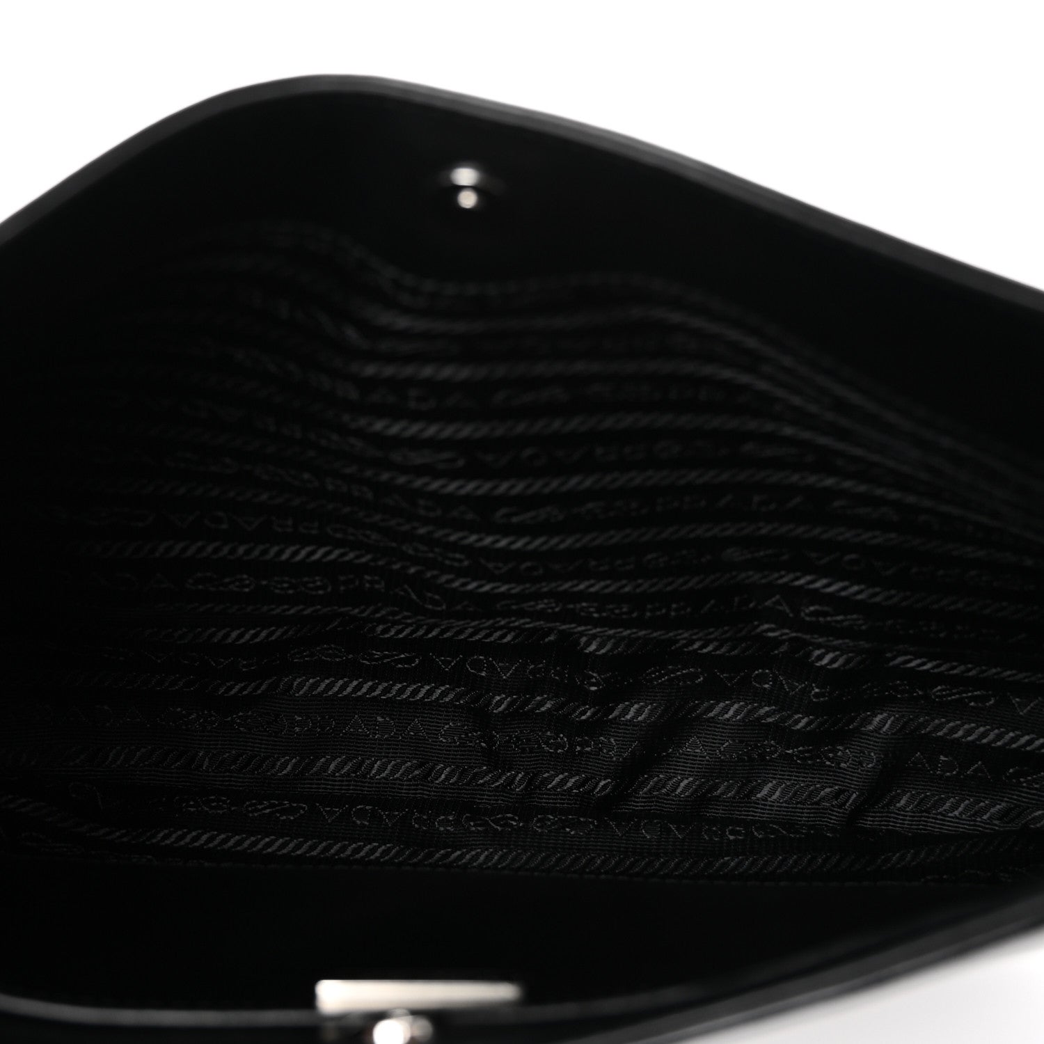 Prada Spazzolato Cleo Shoulder Bag Black 5 of 10