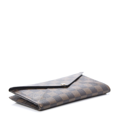 Louis Vuitton Damier Ebene Long Origami Wallet 4 of 12
