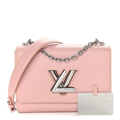 Louis Vuitton Epi Twist Shoulder Bag MM Rose Ballerine 1 of 9