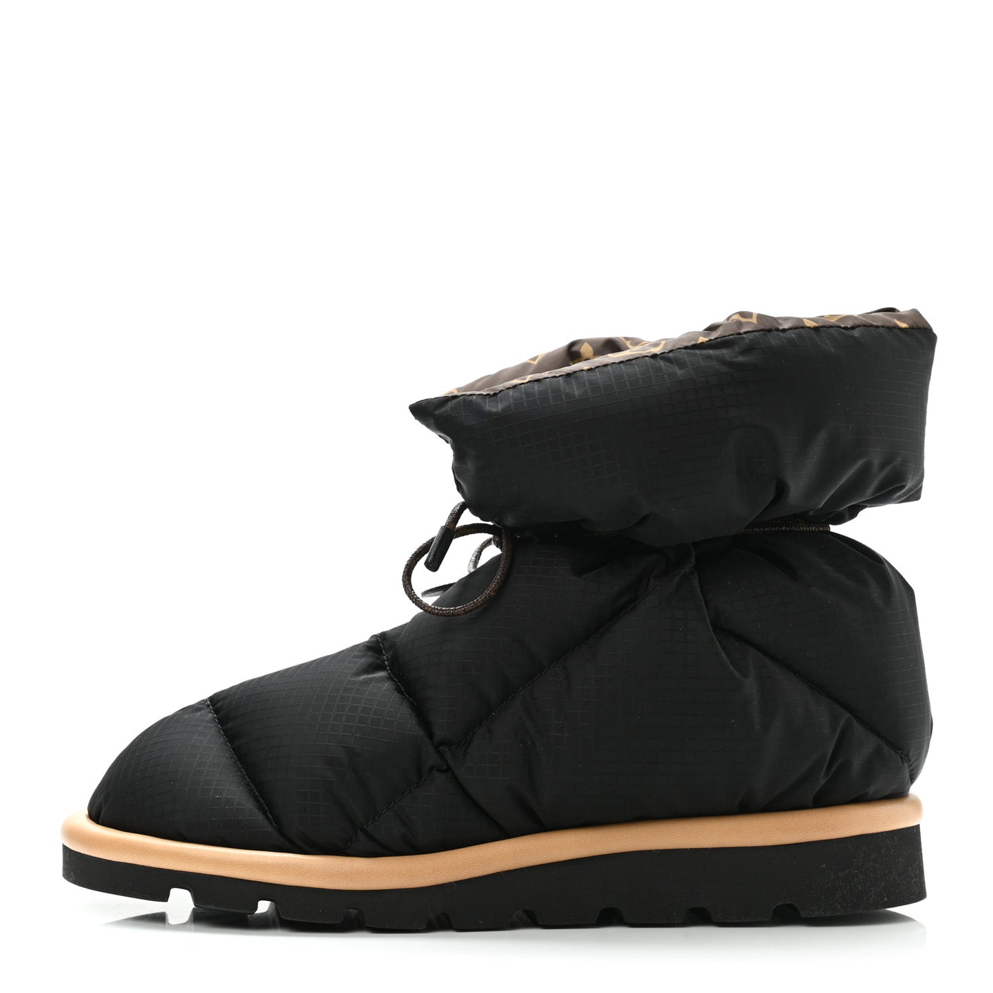 Nylon Monogram Pillow Comfort Ankle Boot 39 Black