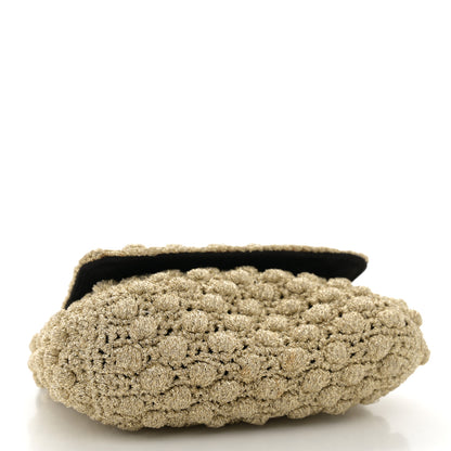 Dolce & Gabbana Woven Raffia Sicily Micro Crochet Flap Bag 4 of 9
