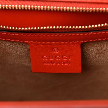 Gucci Guccissima Signature Medium Sylvie Top Handle Bag Orange 6 of 10