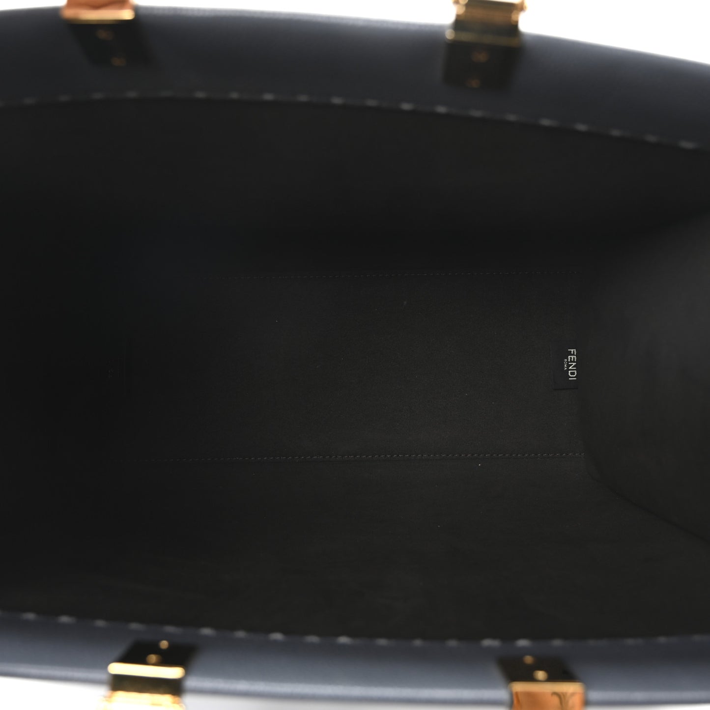 Vitello Cher Logo Debossed Medium Fendi Sunshine Shopper Tote Real Tempesta