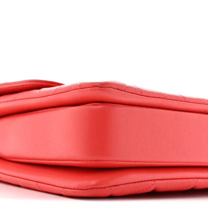 Chanel Lambskin Quilted Medium Trendy CC Flap Dual Handle Bag Coral 10 of 13