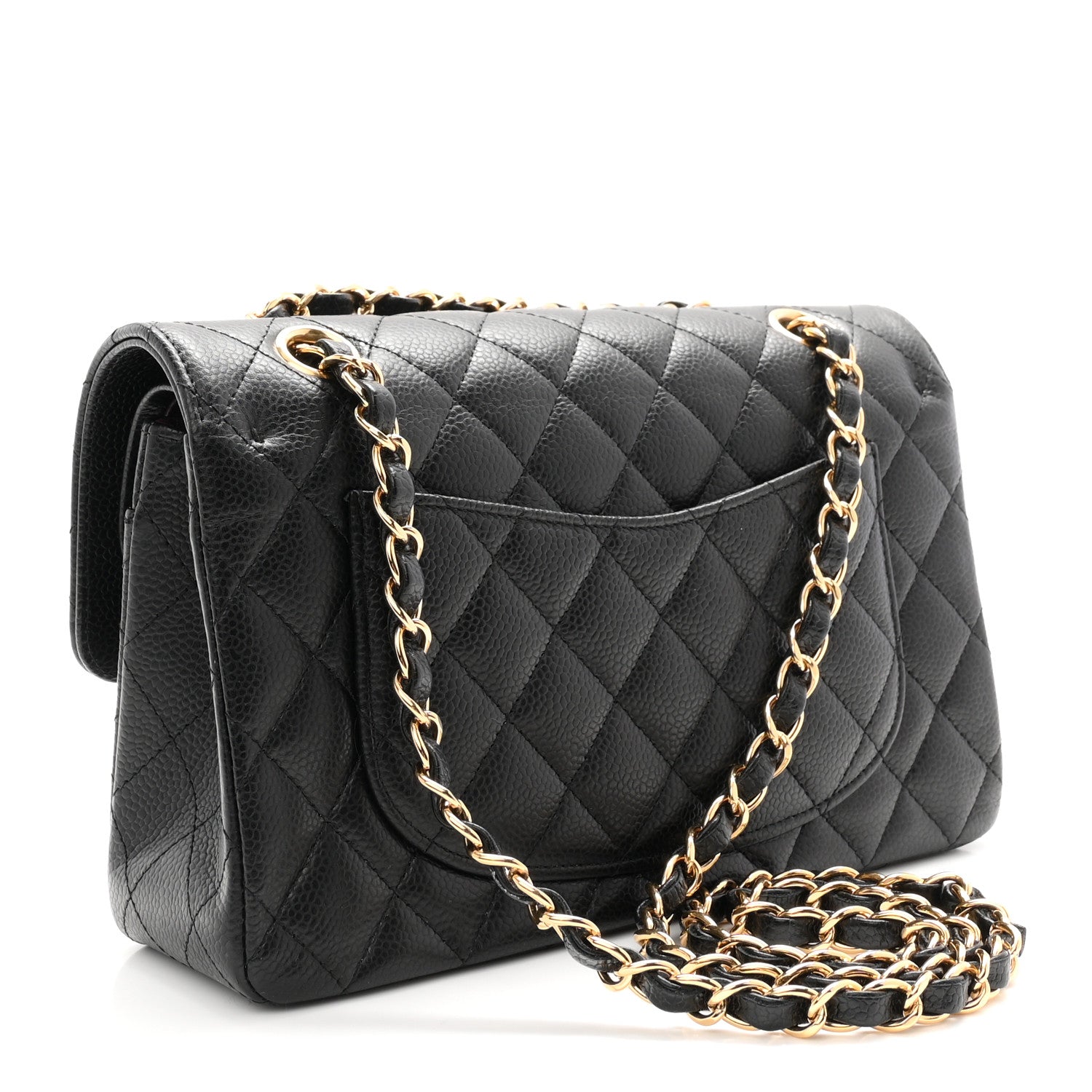 Chanel Caviar Quilted Small Double Flap Black 3 of 10